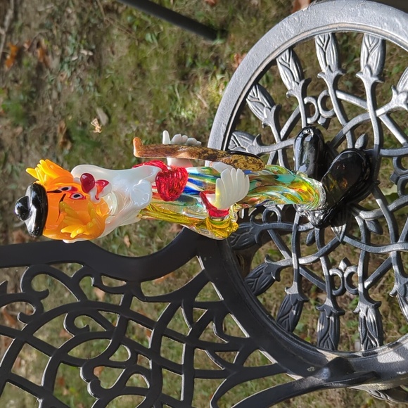 Rare HTF Vintage 💎 Murano, Italy 🤡 hand-blown VENETIAN GLASS CLOWN 🤡 pristine - Picture 3 of 12